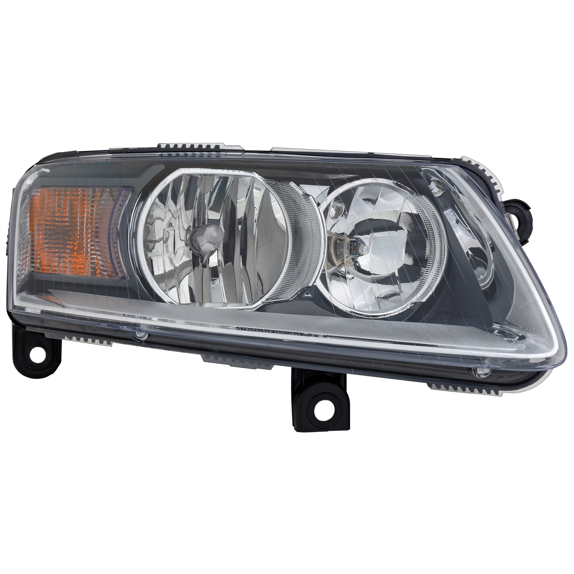 Headlight Assembly for Audi A6 / A6 Quattro 2005-2008, Right (Passenger) Side, Halogen, 3.2L Engine, Replacement