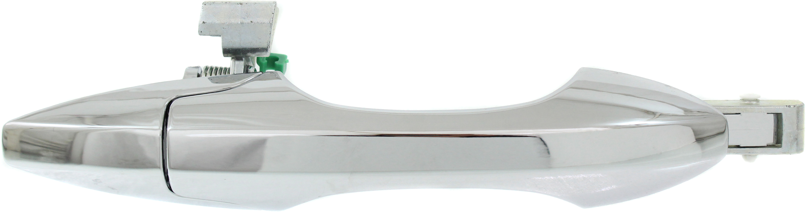 Front Exterior Door Handle Right (Passenger) for Acura MDX 2007-2013, All Chrome, Without Keyhole, Plastic (=Rear Right), Replacement