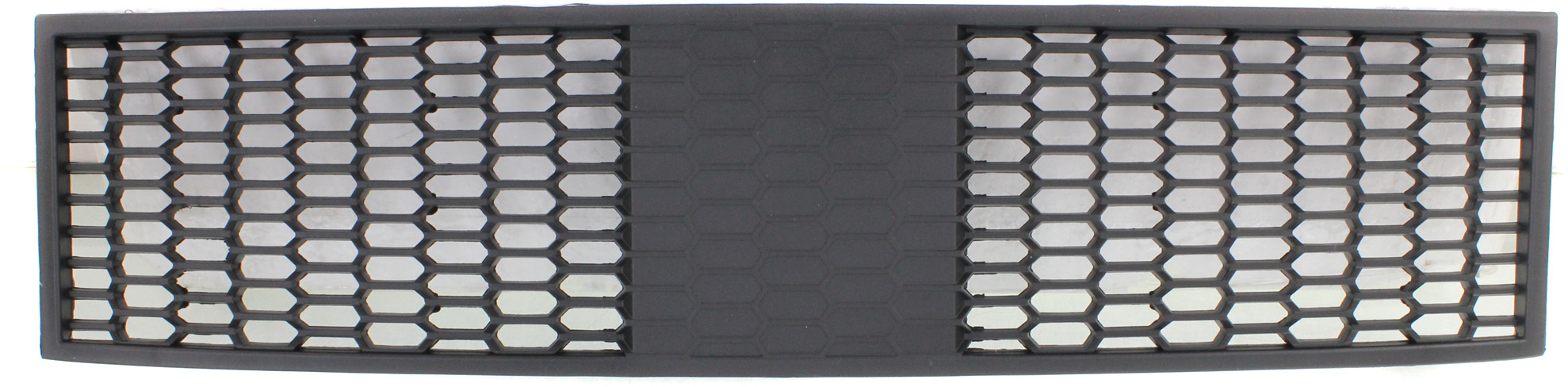 Front Bumper Grille for BMW 5-Series (2011-2016), Center Position, Textured Black, with M Package, with Active Cruise Control, Sedan, Replacement