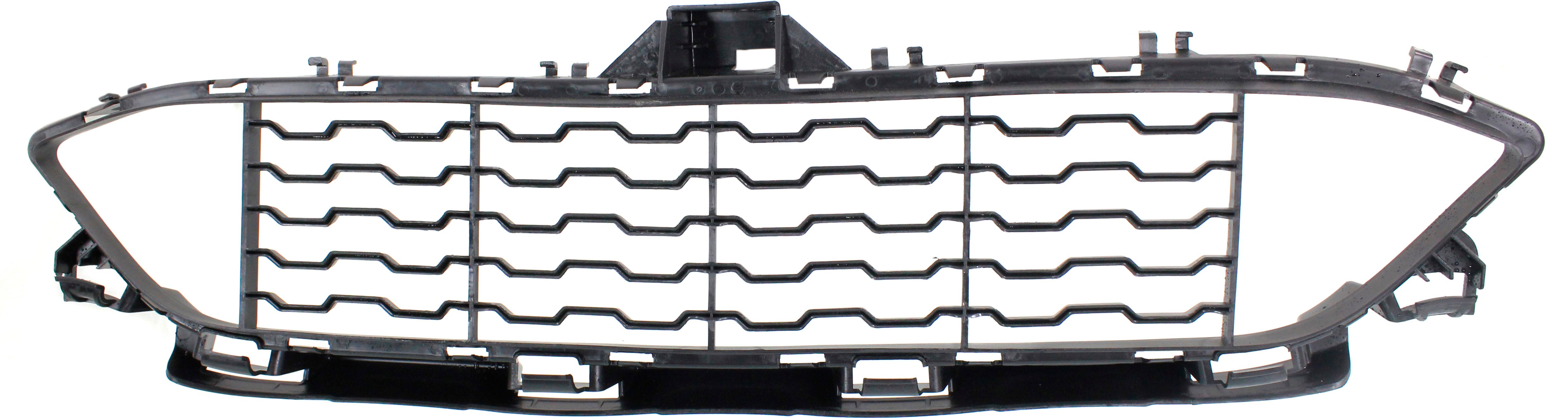 Front Bumper Grille for BMW 3-Series GT (2014-2019), Center Placement with M Sport Package, without Active Cruise Control, Replacement