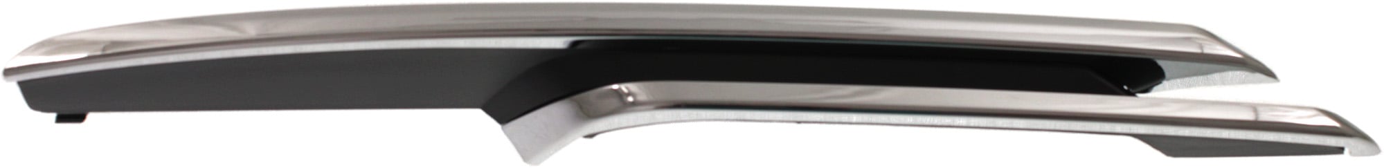 Front Bumper Molding, Chrome Grille Molding for BMW 3-Series (2012-2015), Right (Passenger) Side, Excluding M Sport Line, Luxury Line, Sedan/Wagon, Replacement - Compatible models: 320i, 328i, 335i, 340i.