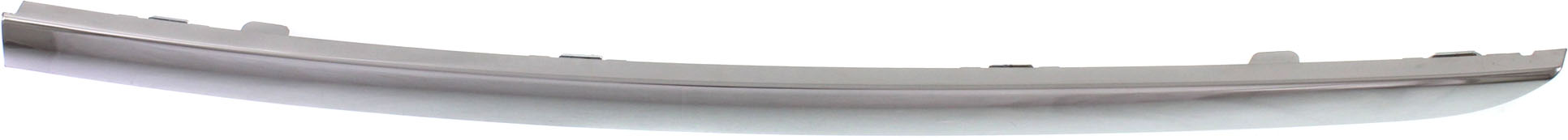 Front Bumper Molding for BMW 7-Series 2009-2012, Right (Passenger) Side, Chrome, Without M Package, Replacement - Fits: 740i, 740Li, 750i, 750Li, 760Li, Alpina B7.