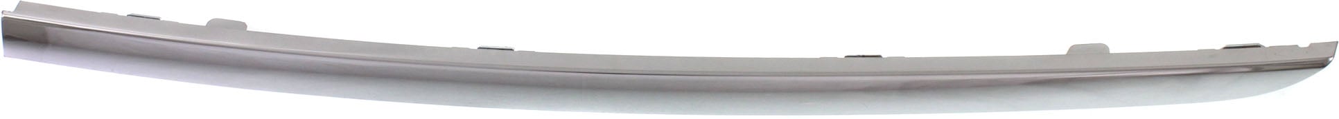 Front Bumper Molding for BMW 7-Series 2009-2012, Right (Passenger) Side, Chrome, Without M Package, Replacement - Fits: 740i, 740Li, 750i, 750Li, 760Li, Alpina B7.