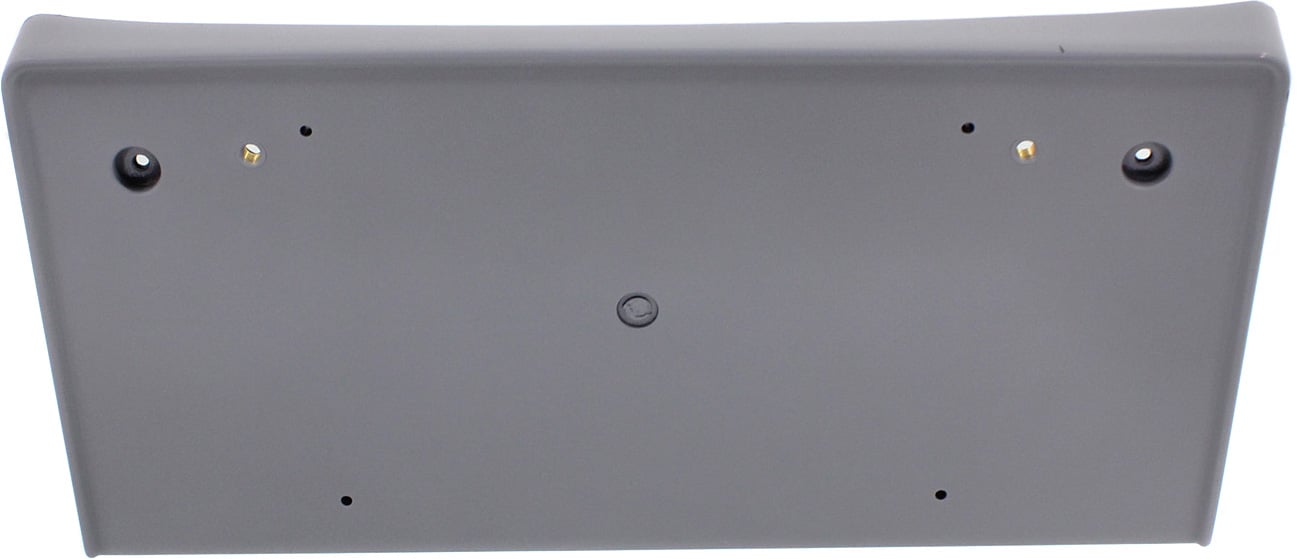 Front License Plate Bracket for BMW 5-Series 2004-2010, Primed (Ready to Paint), with M Package, Sedan/Wagon, Replacement Models: 520i, 523i, 525i, 528i, 530i, 535i, 540i, 545i, 550i.