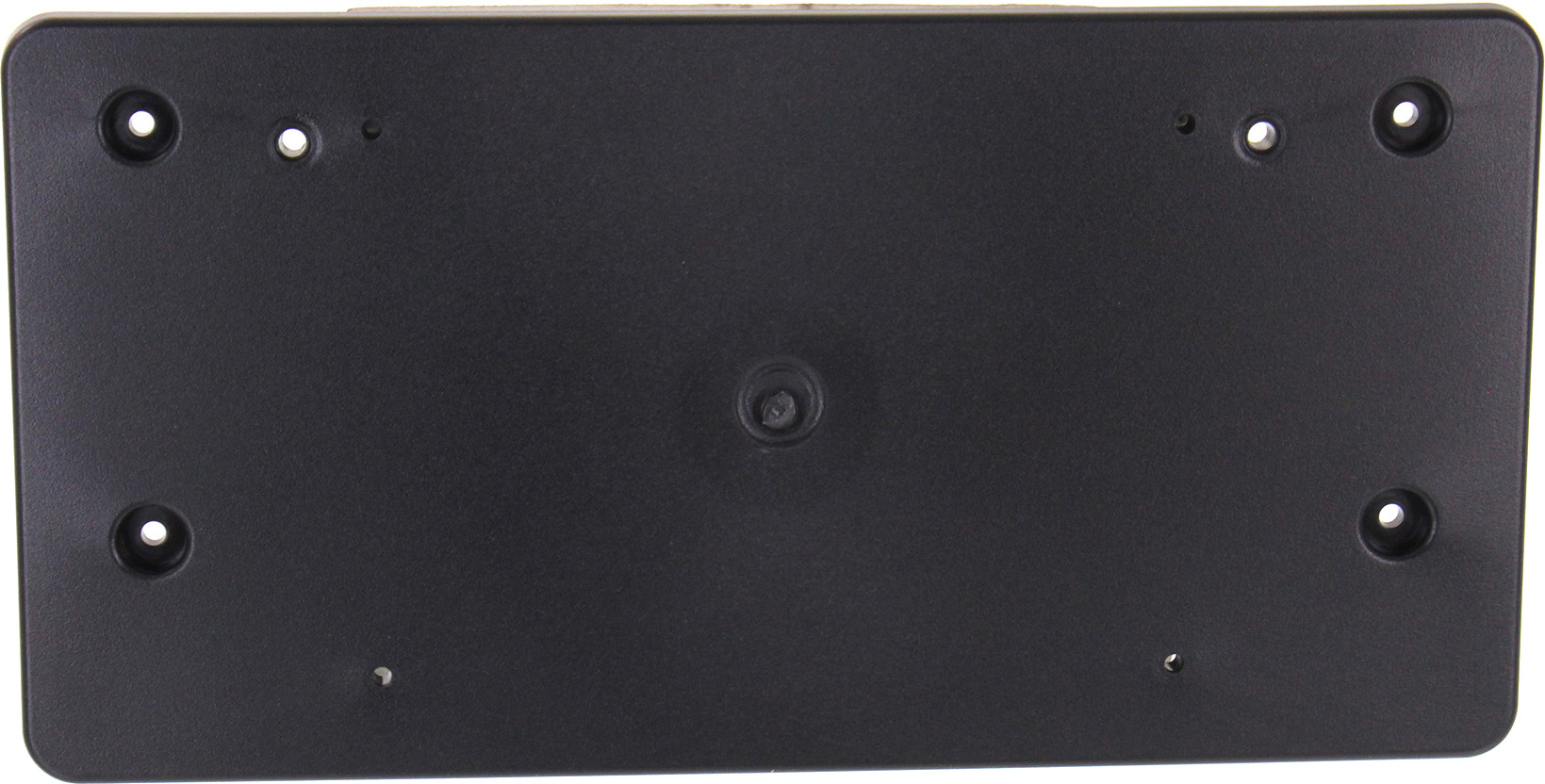 Front License Plate Bracket for BMW 5-Series 2011-2016, Textured Black, with M Package, Sedan, Replacement