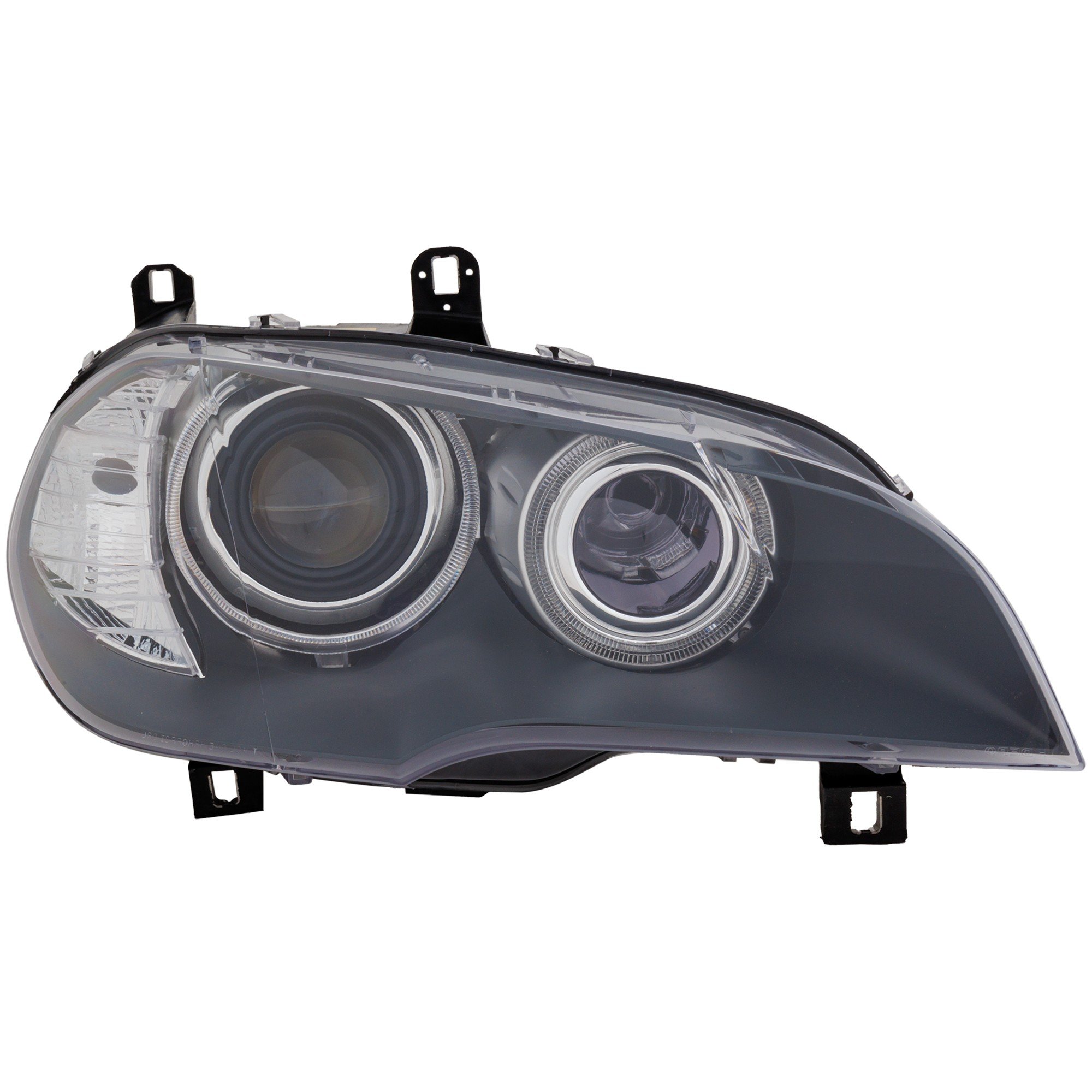 Replacement Headlight for BMW X5 2007-2013, Right (Passenger), Lens and Housing, High-Intensity Discharge/Xenon, without HID Kit