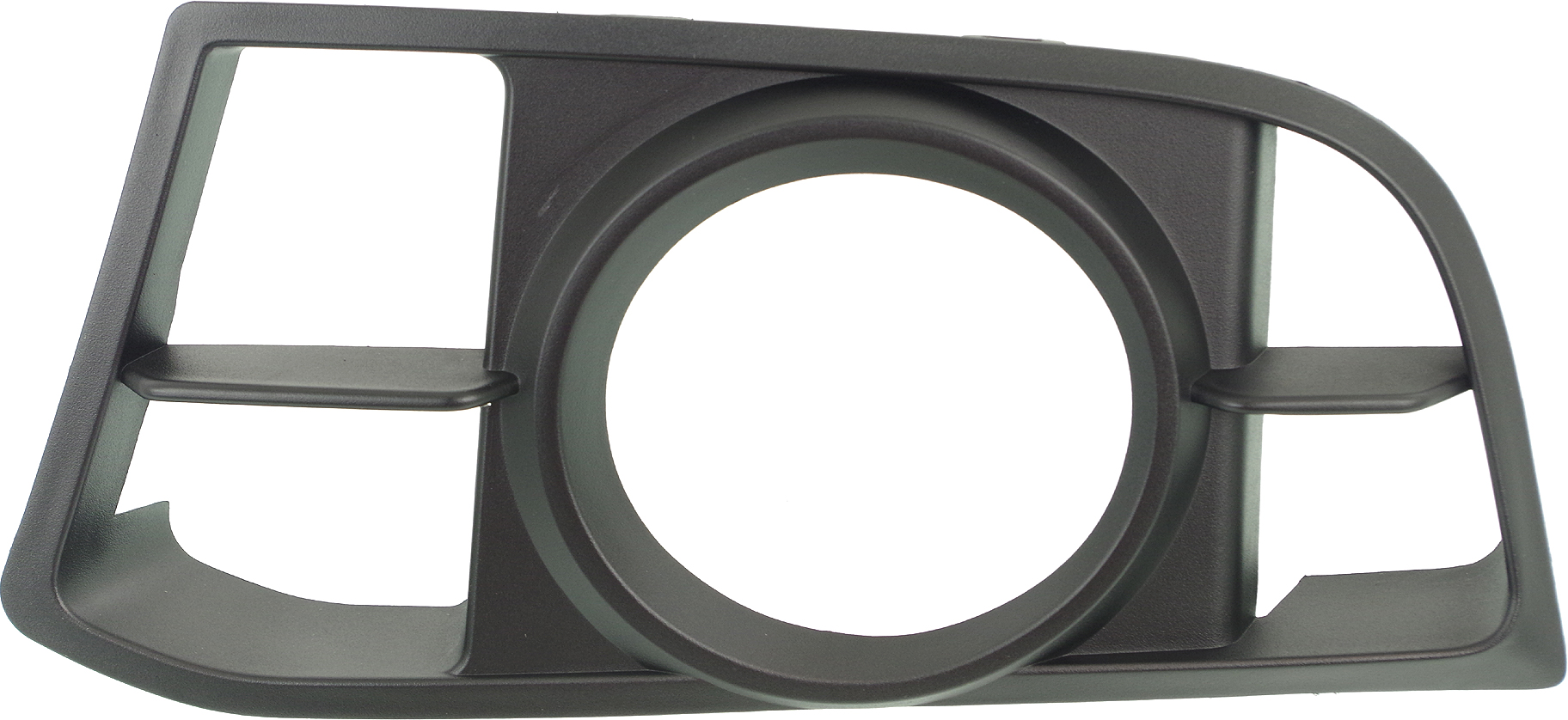Front Fog Light Molding for BMW 5-Series Sedans (2014-2016), Left (Driver) Side, Textured Black, with M Package, Replacement Models: 528i, 535i, 550i, M5