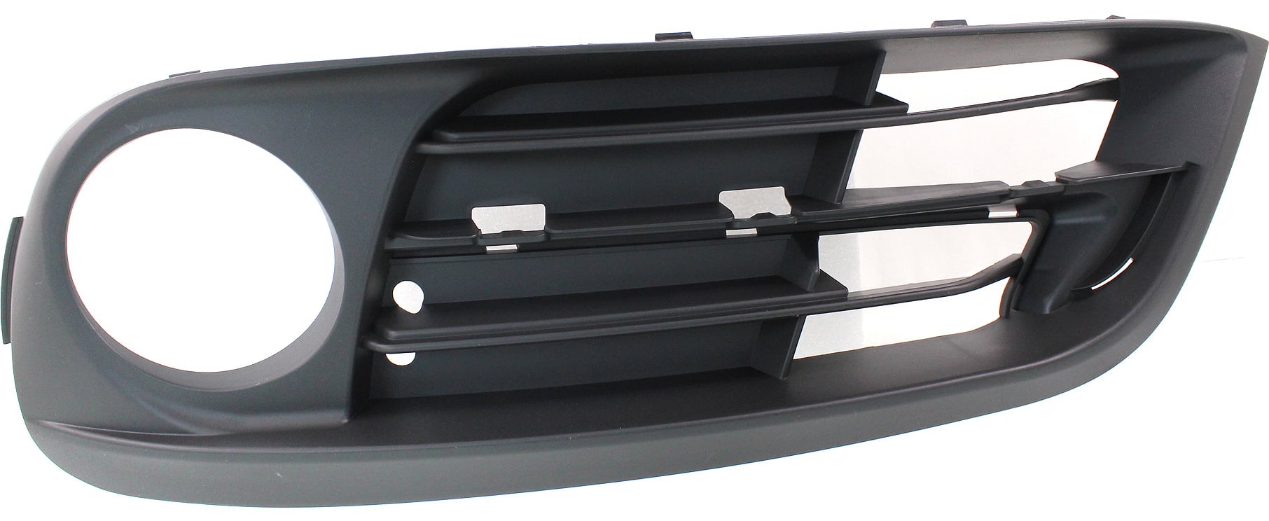 Front Fog Light Molding for BMW 5-Series 2014-2016, Left (Driver) Side, Primed (Ready to Paint), Sedan, Standard Without M Package, Replacement - Fits 520i, 528i, 535i, 550i.