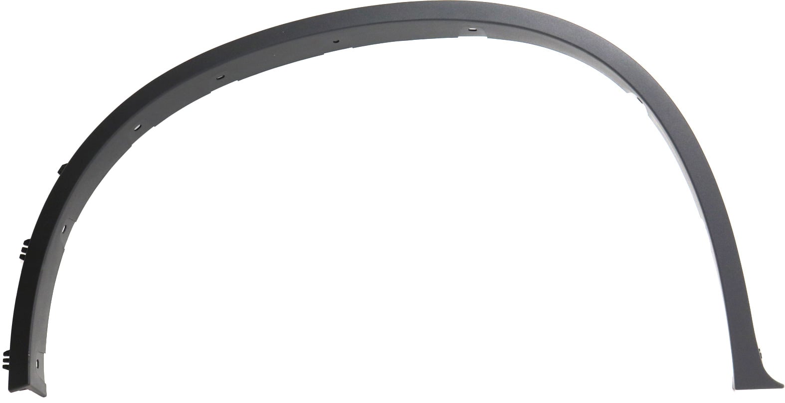 Front Wheel Opening Molding for BMW X6 (2008-2014), Textured, Left (Driver) Side, Except M Model, Replacement