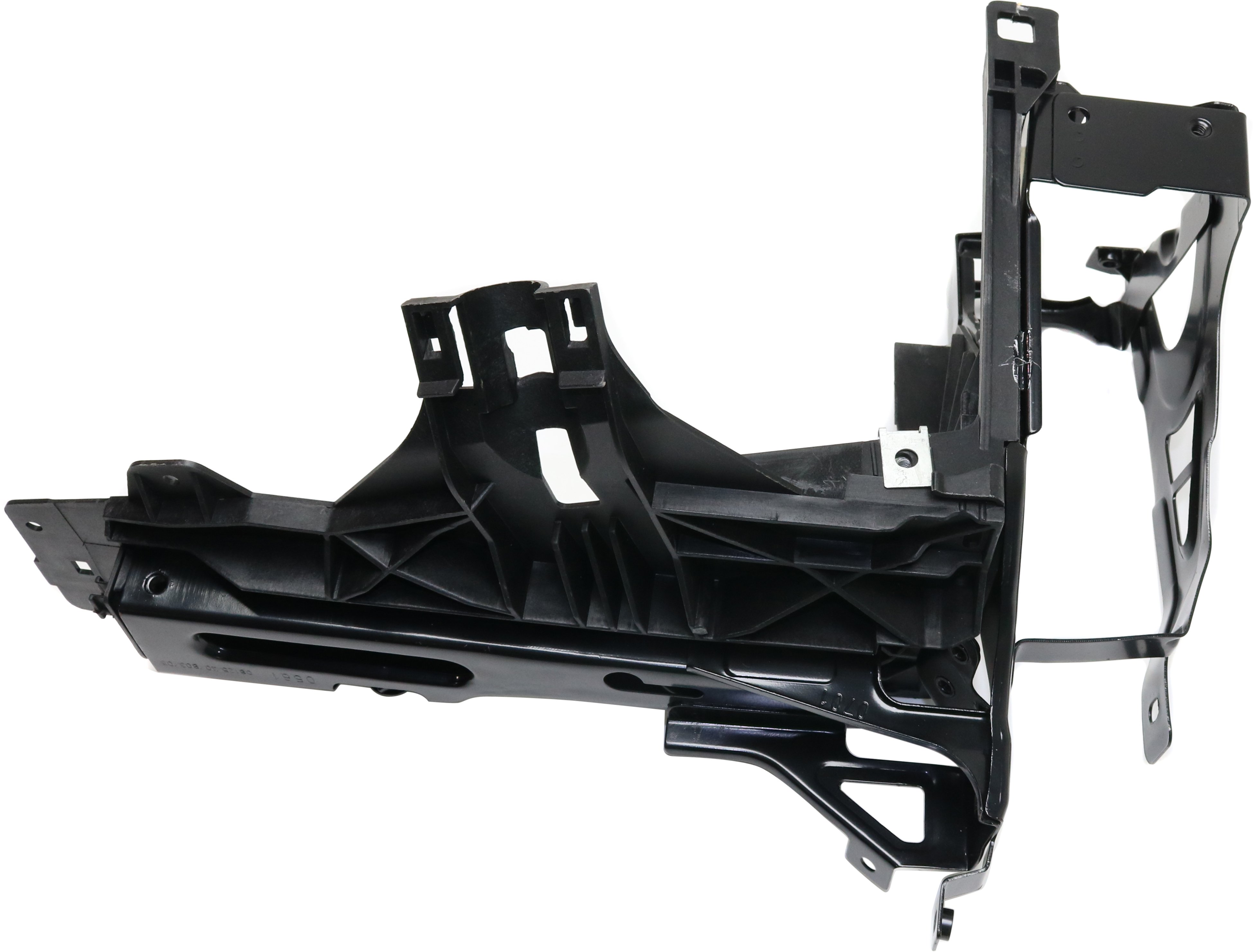 Radiator Support for BMW 5-Series Sedan, Right (Passenger) Side, Plastic, Made for 2011-2016 Models, Replacement Models: 520i, 523i, 528i, 535i, 550i, M5.