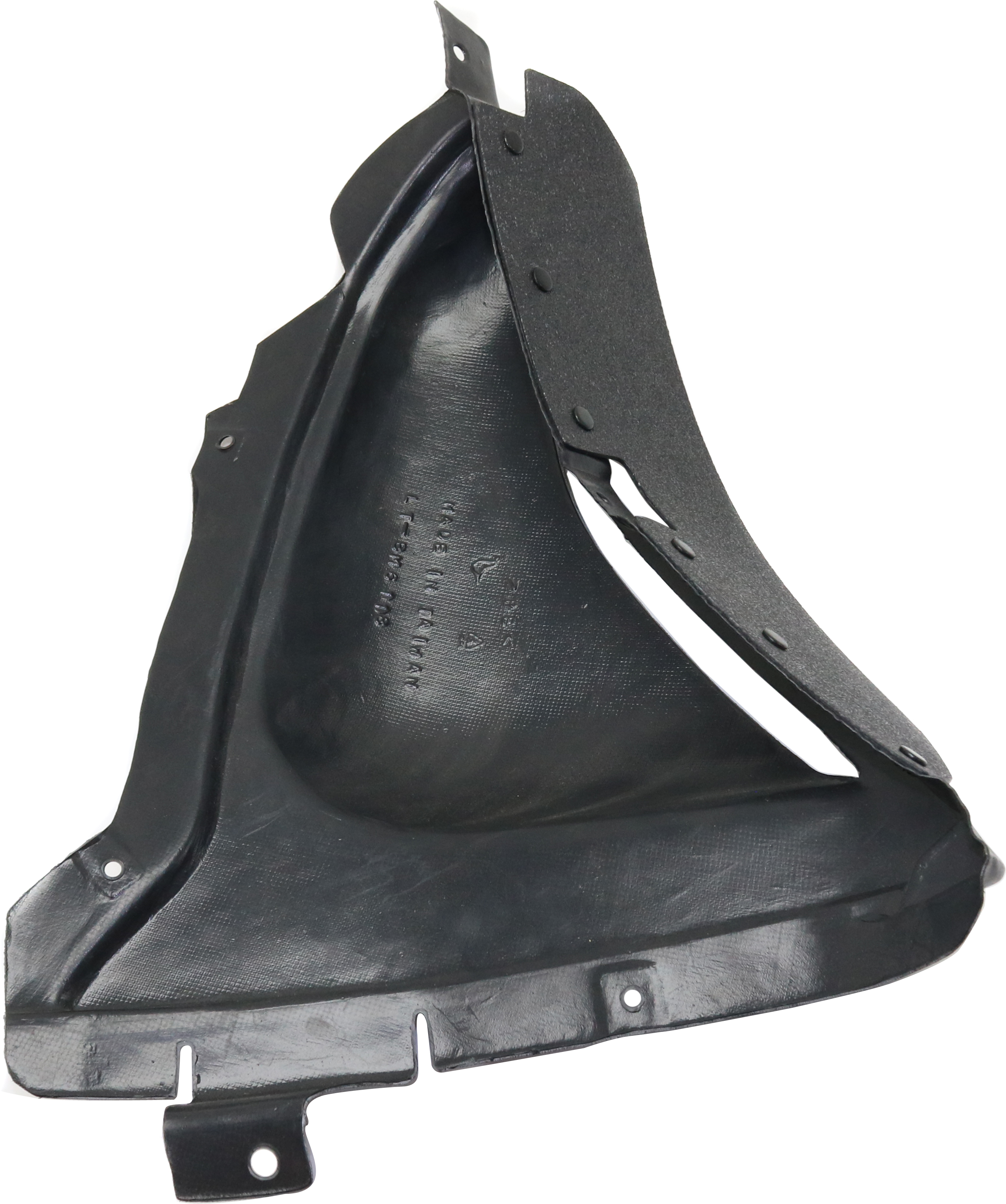 Engine Splash Shield for BMW 5-Series 2011-2016, Front Under Cover, Right (Passenger), Sedan, Replacement - fits models 520i, 523i, 528i, 530i, 535i, 540i, 545i, 550i, M5.