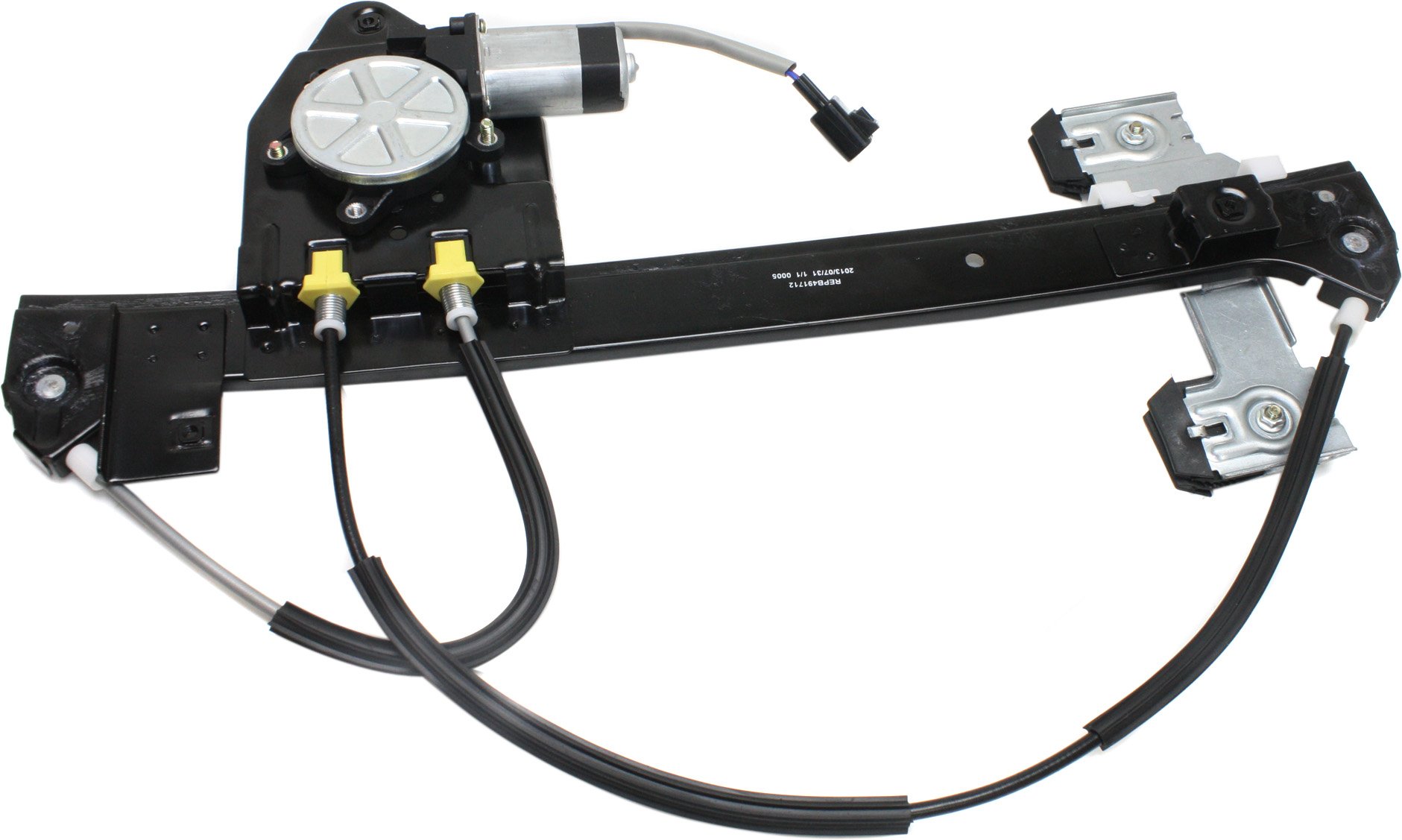 Power Rear Window Regulator with Motor for Chevrolet Trailblazer 2002-2009, Left (Driver), 5-Passenger, Replacement