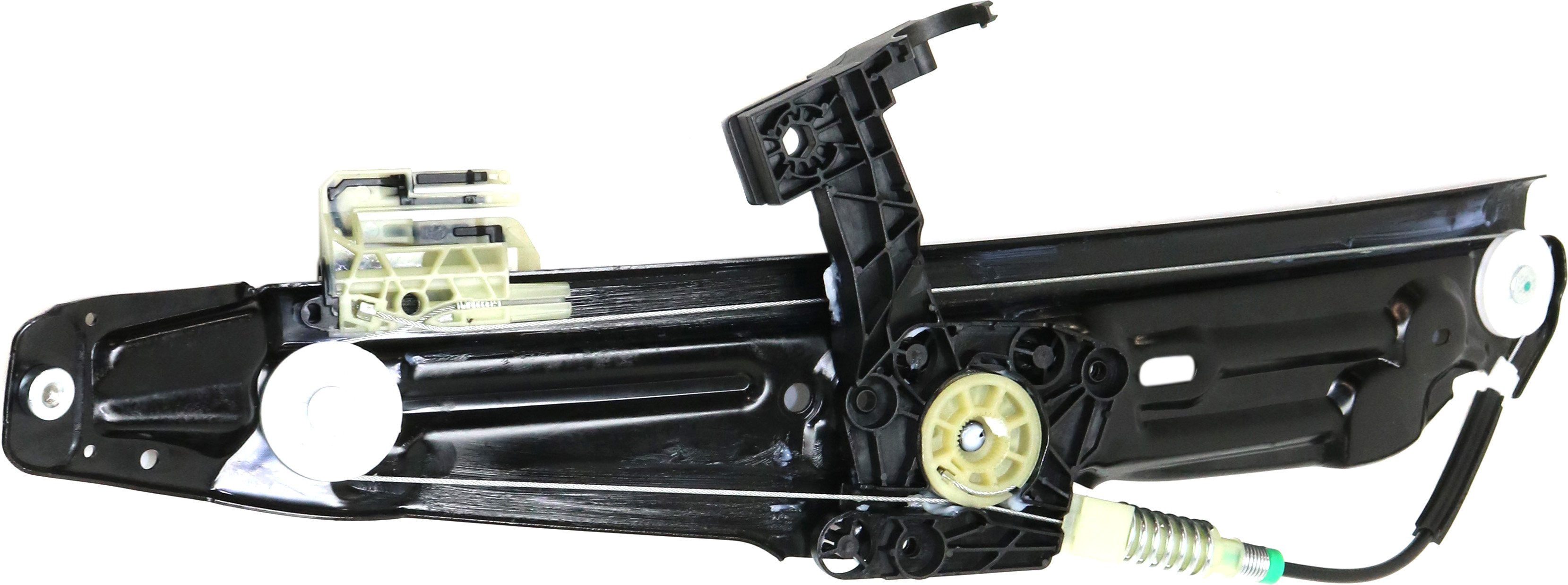 Power Rear Window Regulator for BMW 5-Series 2011-2016, Right (Passenger), Without Motor, Sedan, Replacement Models: 520i, 523i, 528i, 535i, 550i, M5.