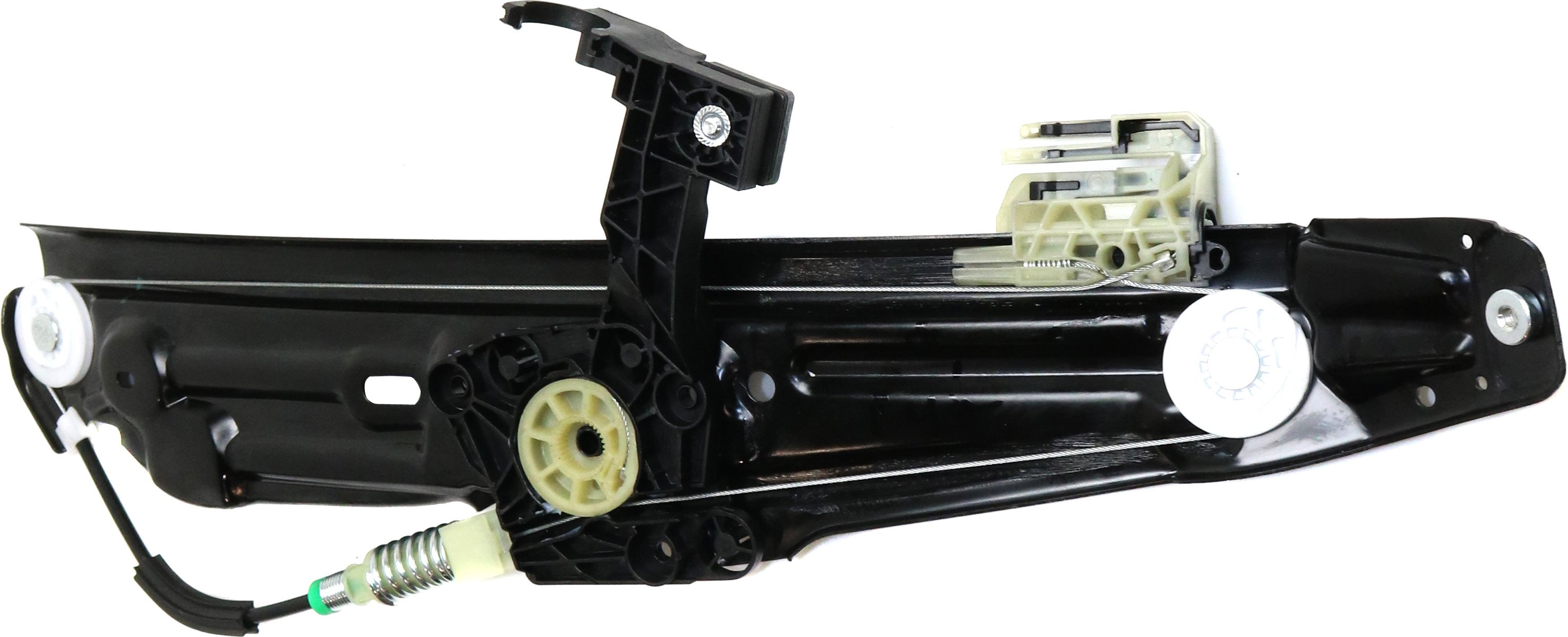 Power Rear Window Regulator for BMW 5-Series 2011-2016, Left (Driver), Without Motor, Sedan, Replacement Models: 520i, 528i, 535i, 550i, M5