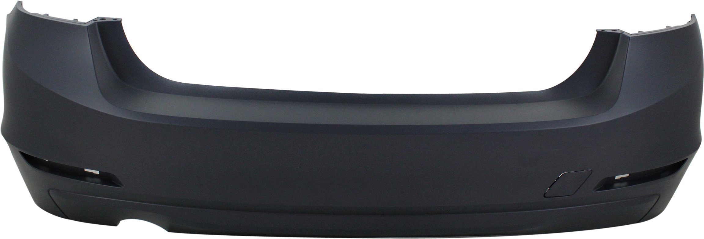 Rear Bumper Cover for BMW 320I/328D (2012-2015), Primed (Ready to Paint), Standard Without M Sport Package, Without Park Distance Control Sensor Holes, Sedan, Replacement