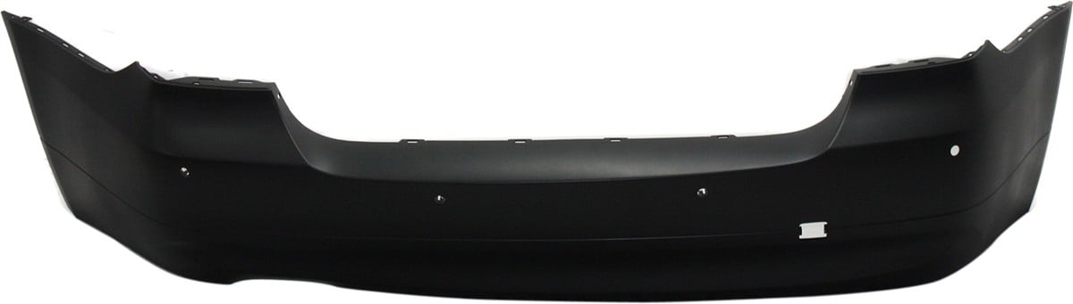 Rear Bumper Cover for BMW 3-Series 2006-2008, Primed (Ready to Paint), without M Package, with Parking Distance Control Sensor Holes, Sedan (Excl. 2007-2008 models with Turbo), Replacement