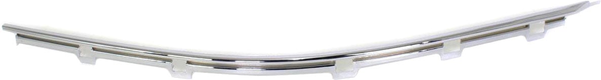Front Bumper Molding Outer Cover, Chrome for BMW 5-Series 1997-2000, Left (Driver), Replacement - Fits 518i, 520i, 523i, 528i, 530i, 535i, 540i, 545i, 550i, M5