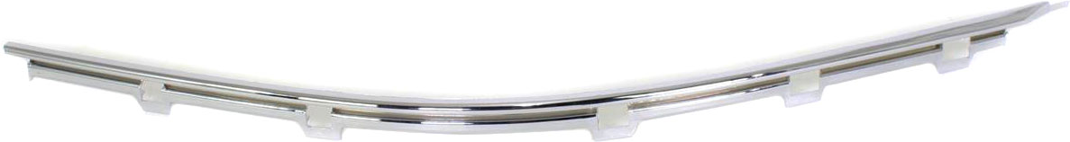 Front Bumper Molding Outer Cover, Chrome for BMW 5-Series 1997-2000, Left (Driver), Replacement - Fits 518i, 520i, 523i, 528i, 530i, 535i, 540i, 545i, 550i, M5