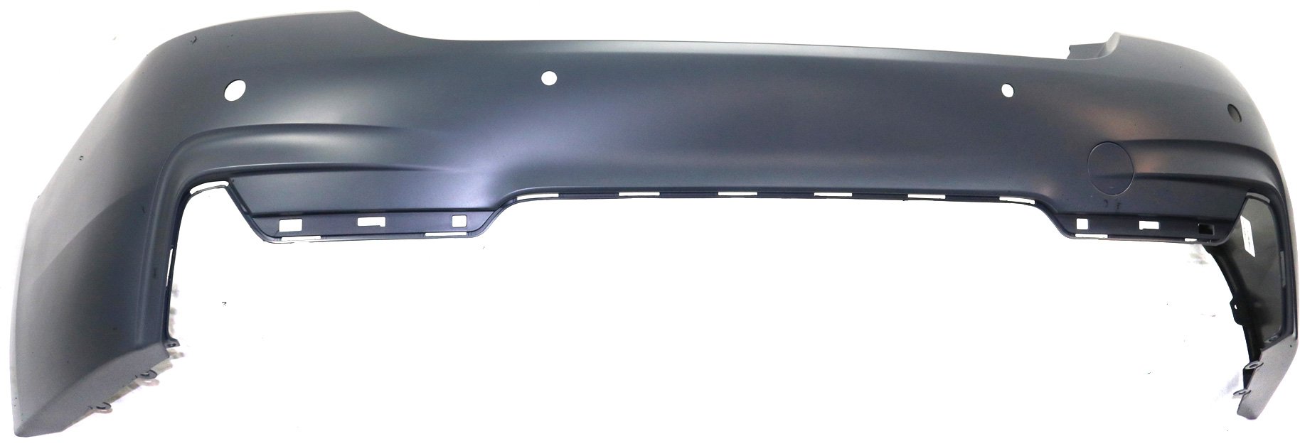 Rear Bumper Cover for BMW 4-Series 2015-2020, Primed (Ready to Paint), with M Sport Package, with Parking Distance Control Sensor Holes, without Park Assist Sensor Holes, HB, Replacement