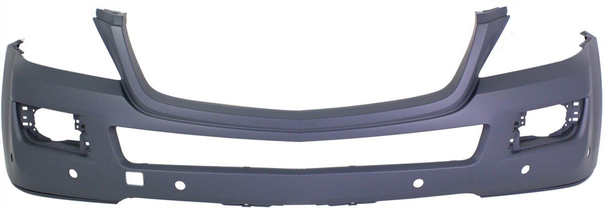 Front Bumper Cover for Mercedes-Benz GL-Class 2007-2012, Primed (Ready to Paint), with Parktronic Holes, without Headlight Washer Holes, Replacement