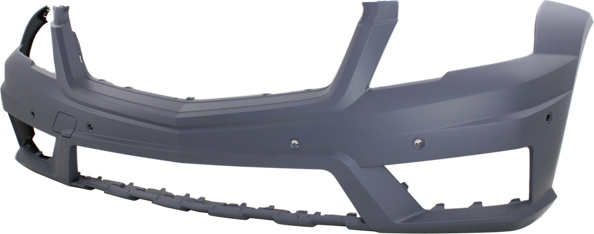 Front Bumper Cover for Mercedes-Benz GLK350 2010-2012, Primed (Ready to Paint), with AMG Styling Package, without Headlight Holes, with Parktronic Holes, Replacement