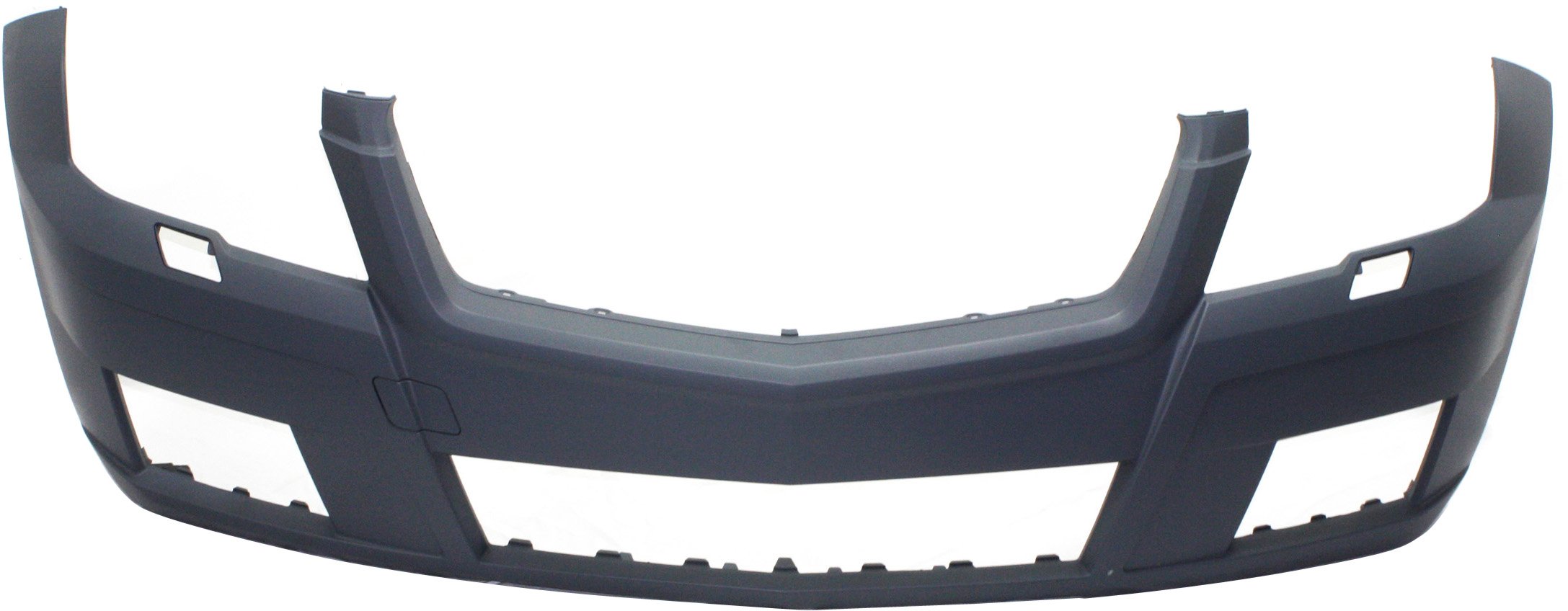 Front Bumper Cover for Mercedes GLK350 2010-2012, Primed (Ready to Paint), without AMG Styling/Out-Of-Room Packages, with Headlight Holes, without Parktronic Holes, Replacement