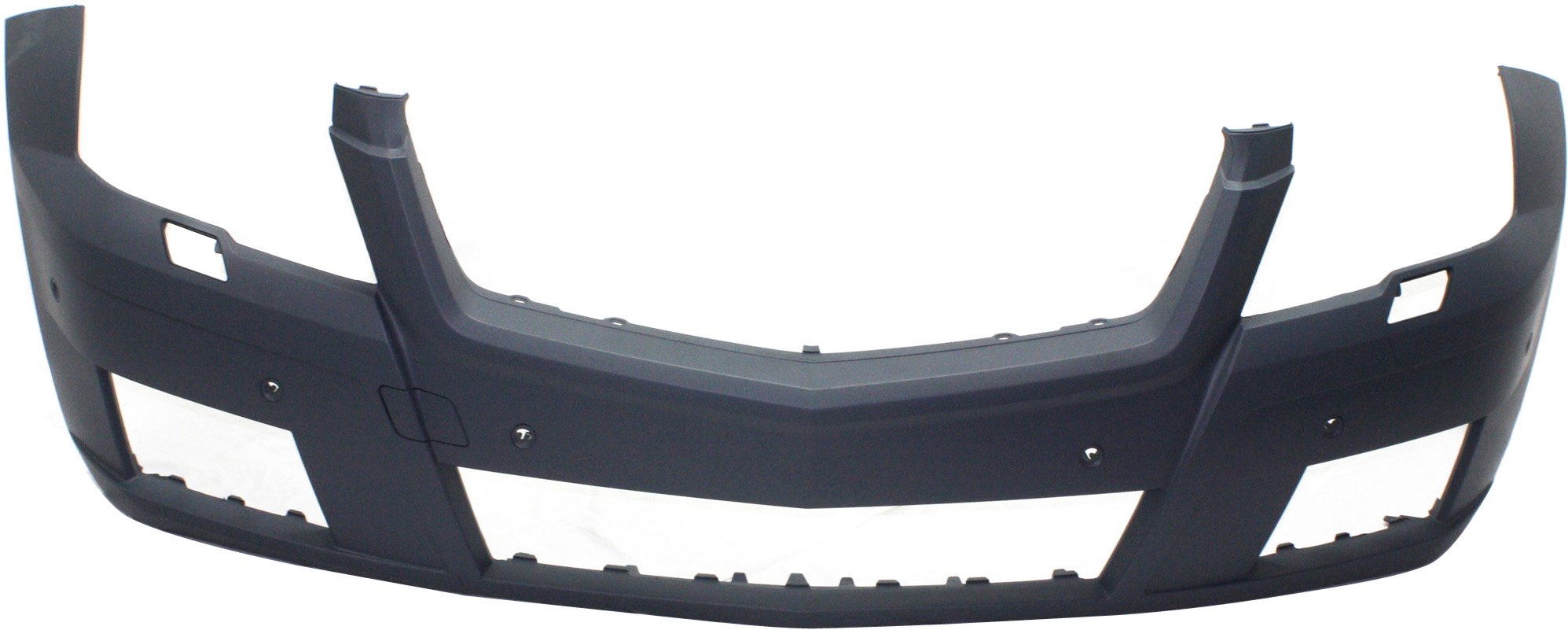 Front Bumper Cover for Mercedes-Benz GLK350 2010-2012, Primed (Ready to Paint), without AMG Styling/Off-Road Packages, with Headlight Washer and Parktronic, Replacement