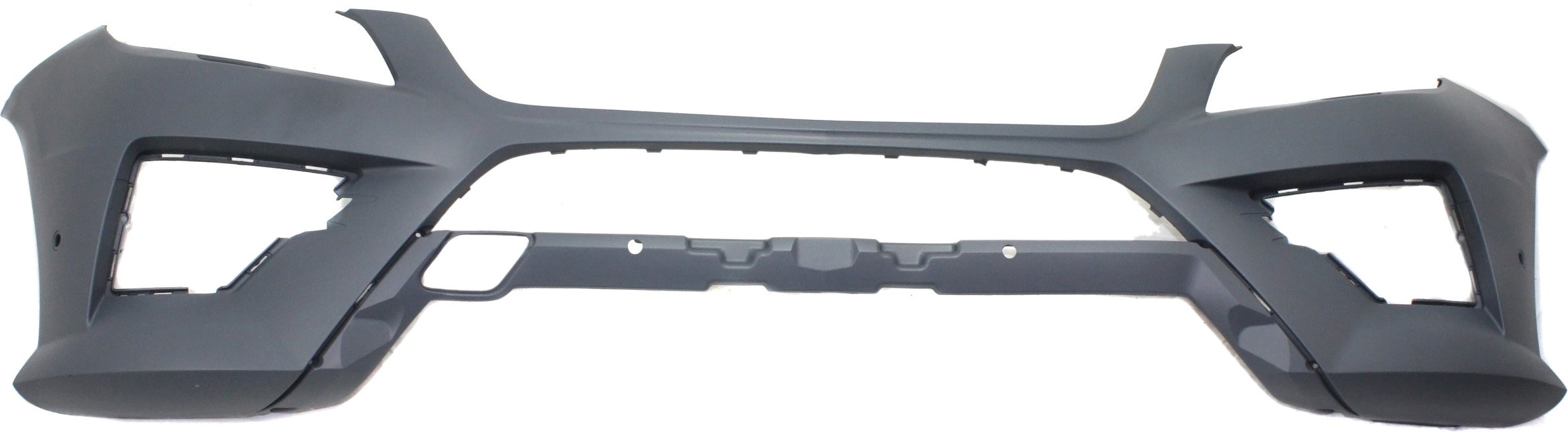 Front Bumper Cover for Mercedes-Benz ML350/ML550 2012-2014, Primed (Ready to Paint) with AMG Styling Package, with Headlight Washer and Parktronic Holes, Replacement
