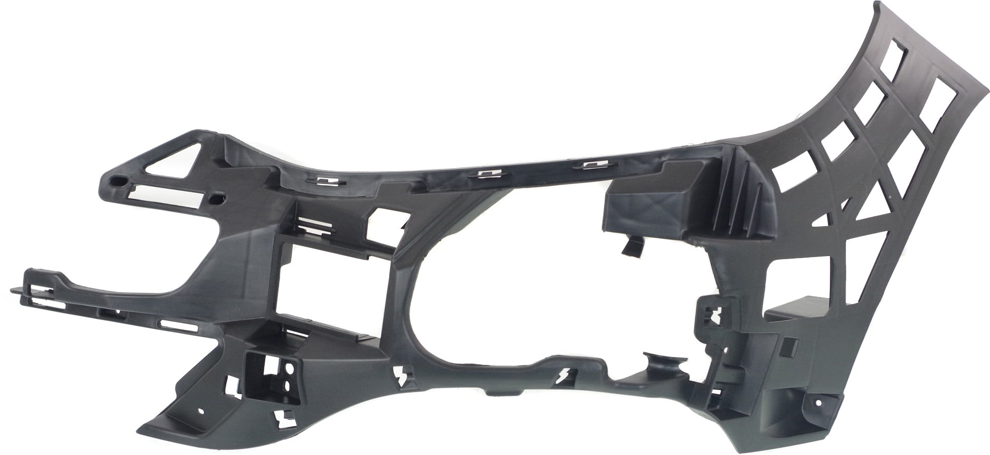 Front Bumper Support for Mercedes-Benz E-Class 2014-2016, Left (Driver), Primed (Ready to Paint), Upper Cover, without AMG Styling Package, Sedan/Wagon, Replacement