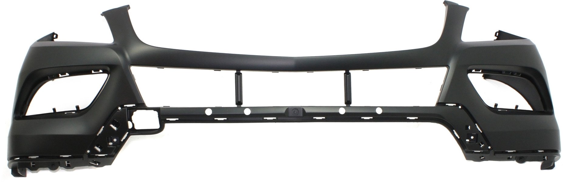 Front Bumper Cover for Mercedes-Benz ML250 (2015) / ML350 (2012-2015), Primed (Ready to Paint), Without AMG Styling Package, Without Headlight and Parktronic Holes, Replacement