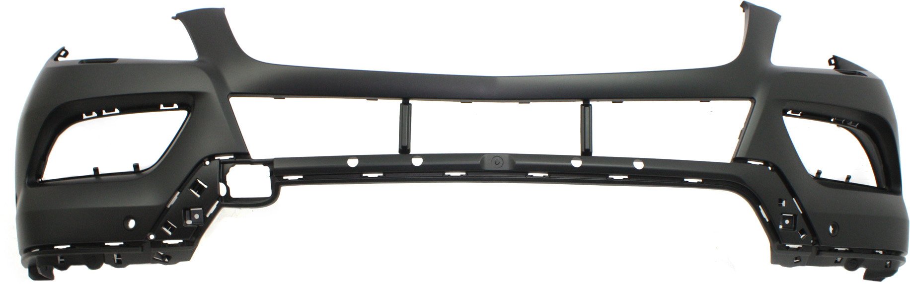 Front Bumper Cover for Mercedes-Benz ML350/ML550 (2012-2014), Primed (Ready to Paint), without AMG Styling Package, with Headlight Washer and Parktronic Holes, Replacement