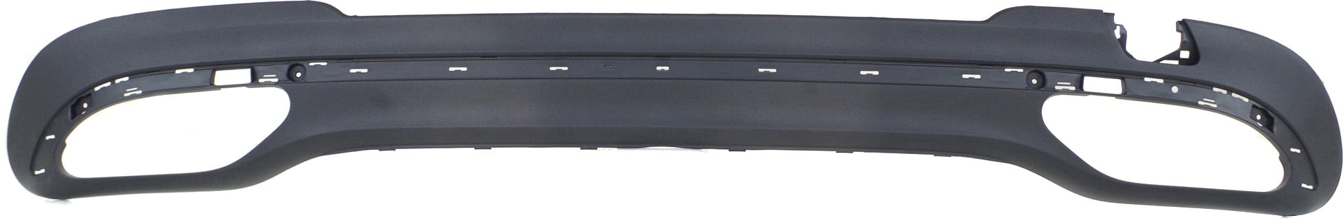 Rear Lower Valance Panel for Mercedes-Benz E-Class 2014-2016, Textured, with AMG Styling Package, Sedan, Replacement