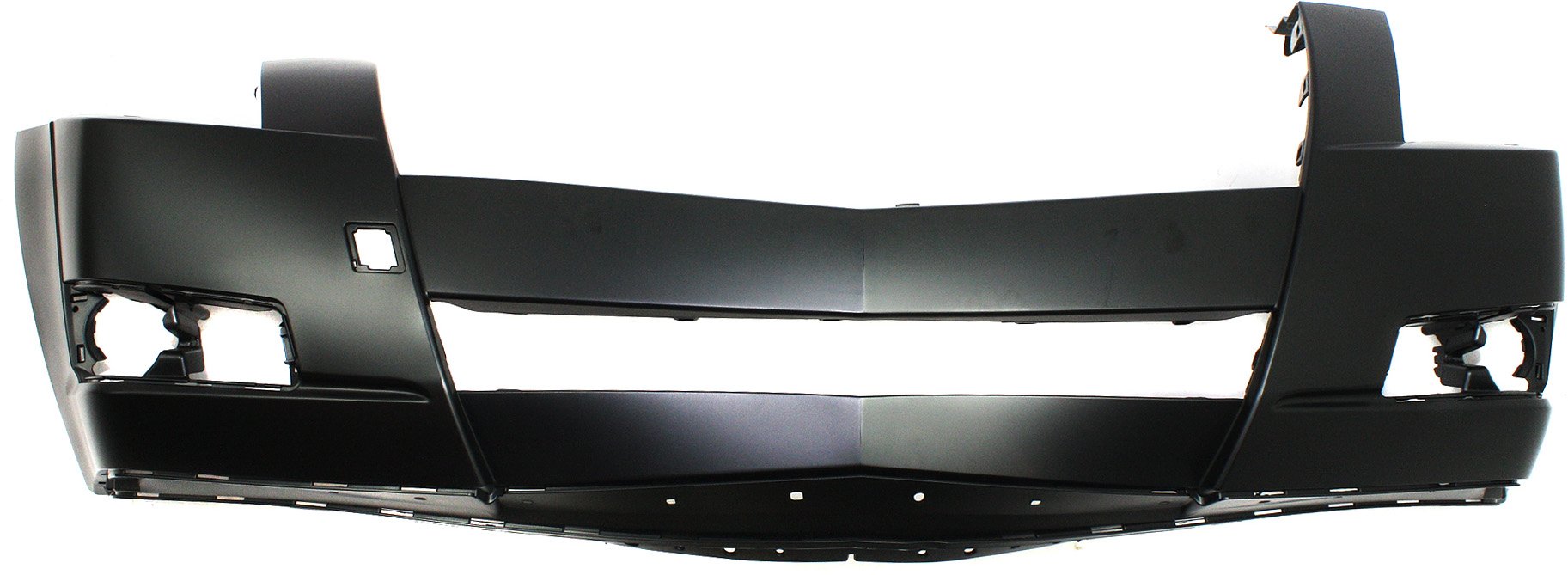 Front Bumper Cover for Cadillac CTS 2008-2014, Primed (Ready to Paint) with HID Headlights, Excludes V Model, Replacement