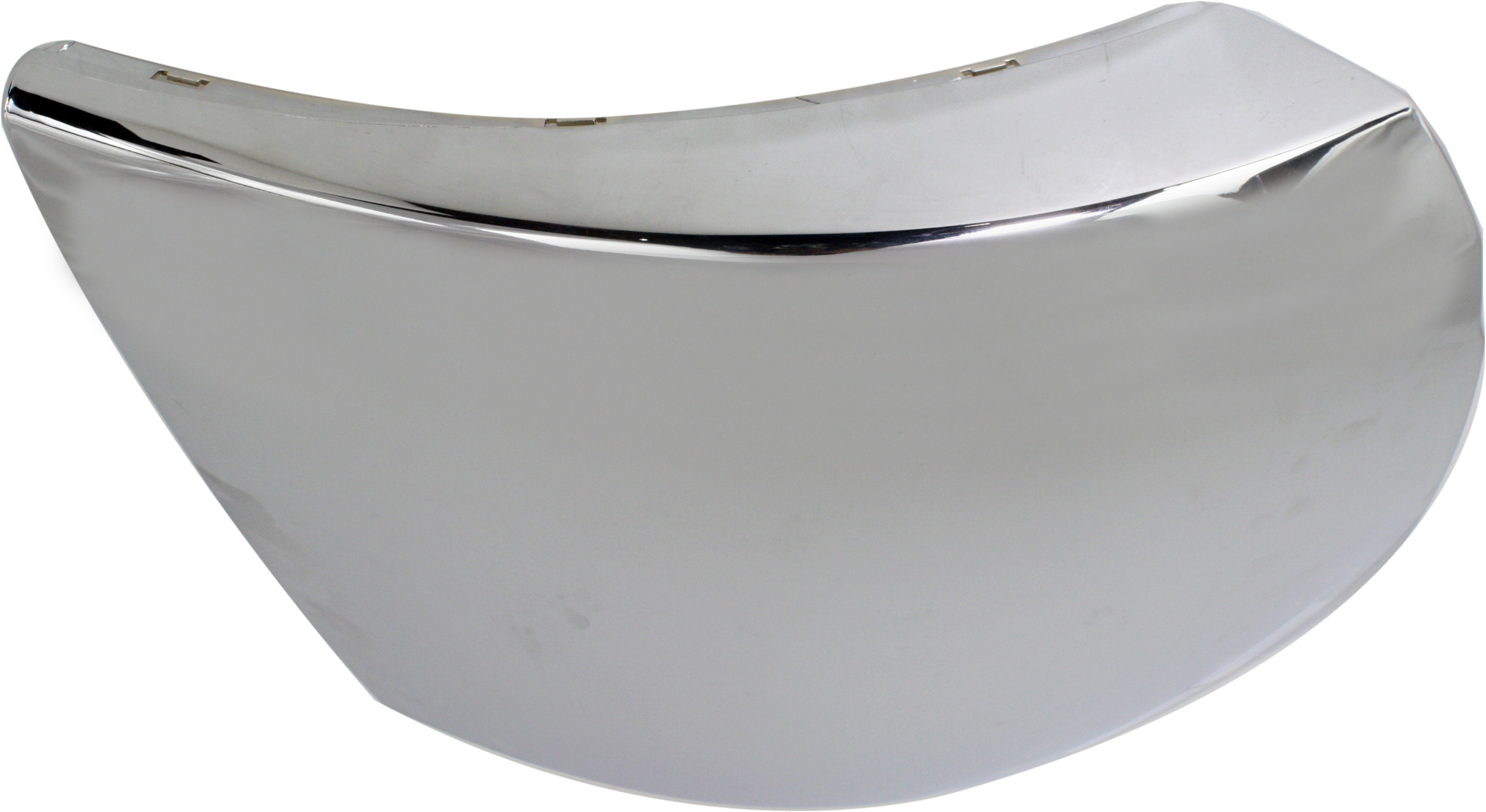 Front Bumper End for Chevrolet Silverado 2500 HD/3500 HD 2007-2012, Right (Passenger), Chrome, without Fog Light Hole, Excludes 2007 Classic, Replacement