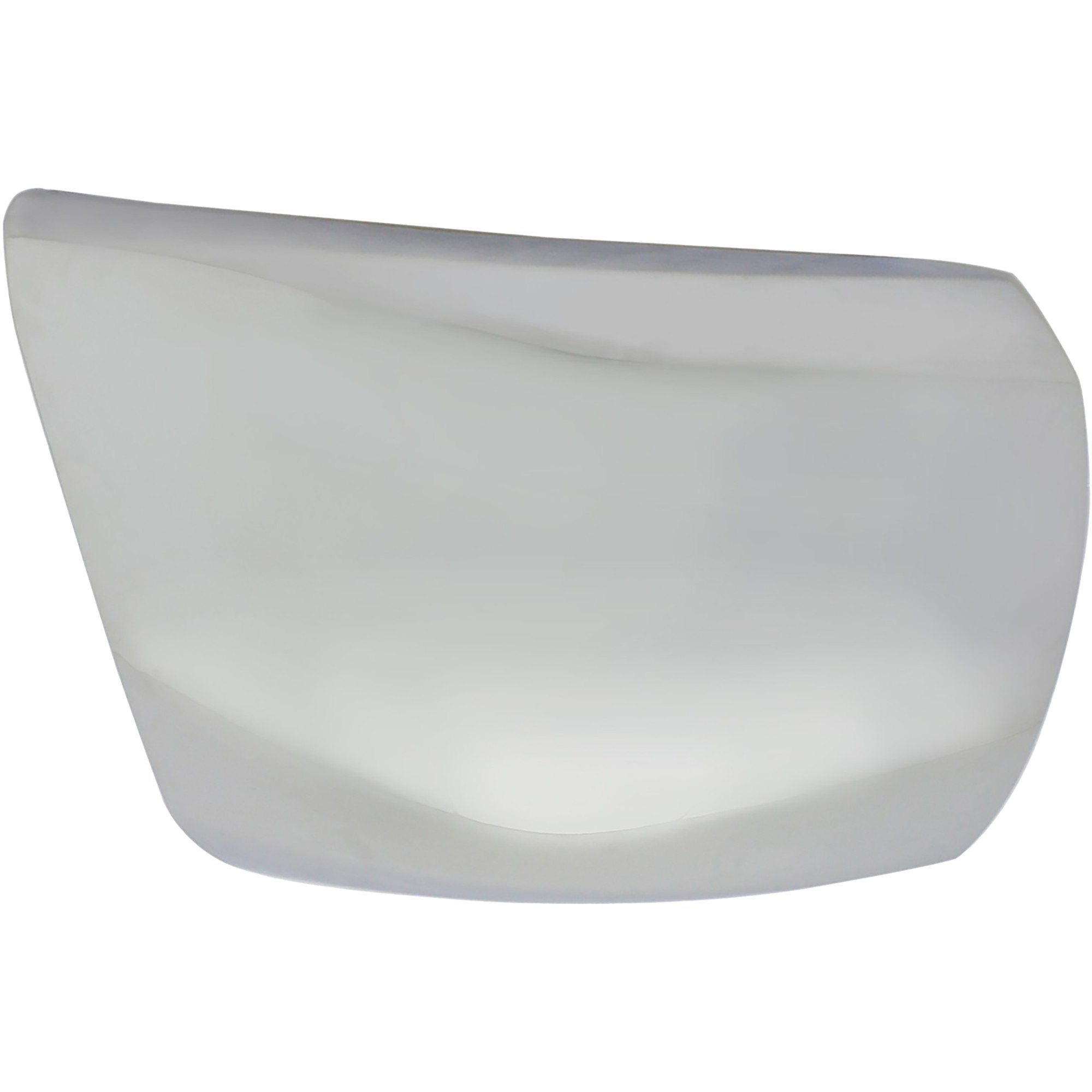 Front Bumper End for Chevrolet Silverado 1500 (2012-2013), Right (Passenger) Side, Chrome Plastic Face Bar Cap, Without Fog Light Holes, Replacement