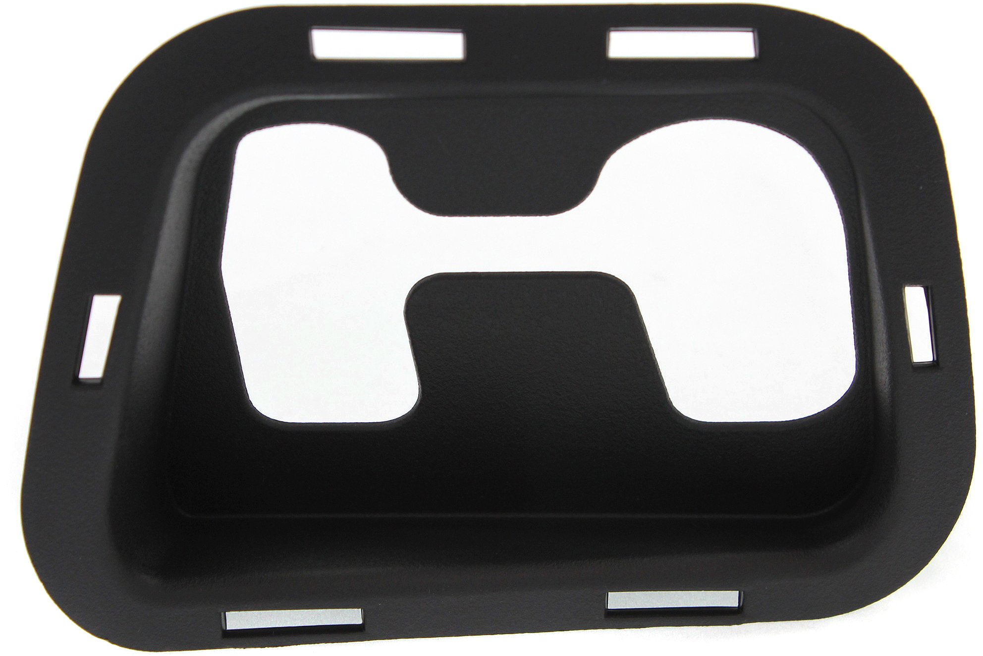 Front Bumper Tow Hook Cover for Chevrolet Tahoe 2007-2014, Left (Driver), Textured, without Off Road Package, Replacement