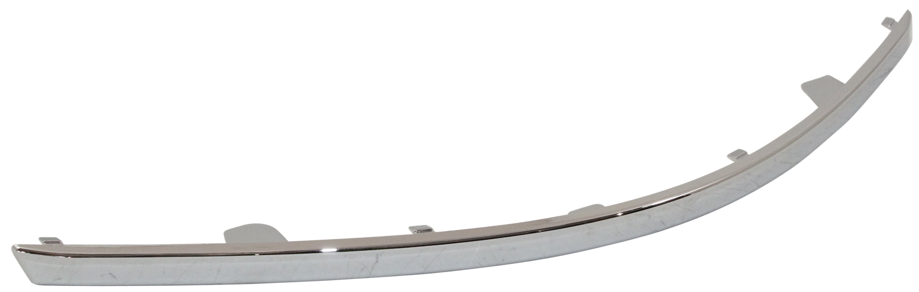 Front Bumper Molding for Chrysler Town and Country 2008-2010, Right (Passenger) Side, Chrome, Plastic, Replacement