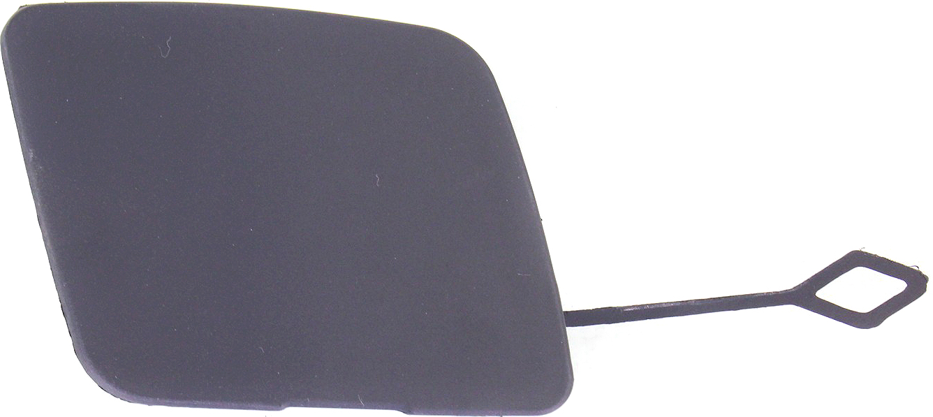 Front Bumper Tow Hook Cover for Cadillac SRX 2010-2016, Primed (Ready to Paint) Black, Replacement