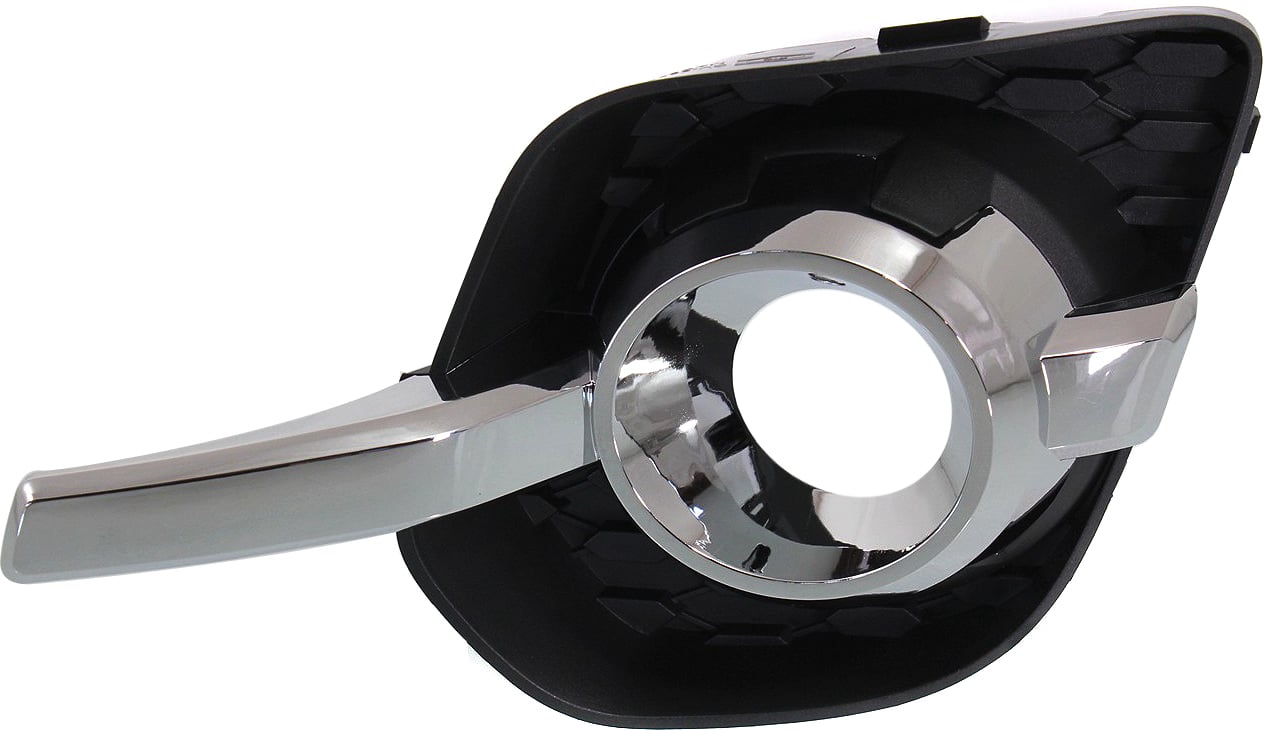 Front Fog Light Molding for Chevrolet Equinox 2010-2015, Left (Driver) Side, Primed (Ready to Paint), Suitable for LT/LTZ Models, Replacement