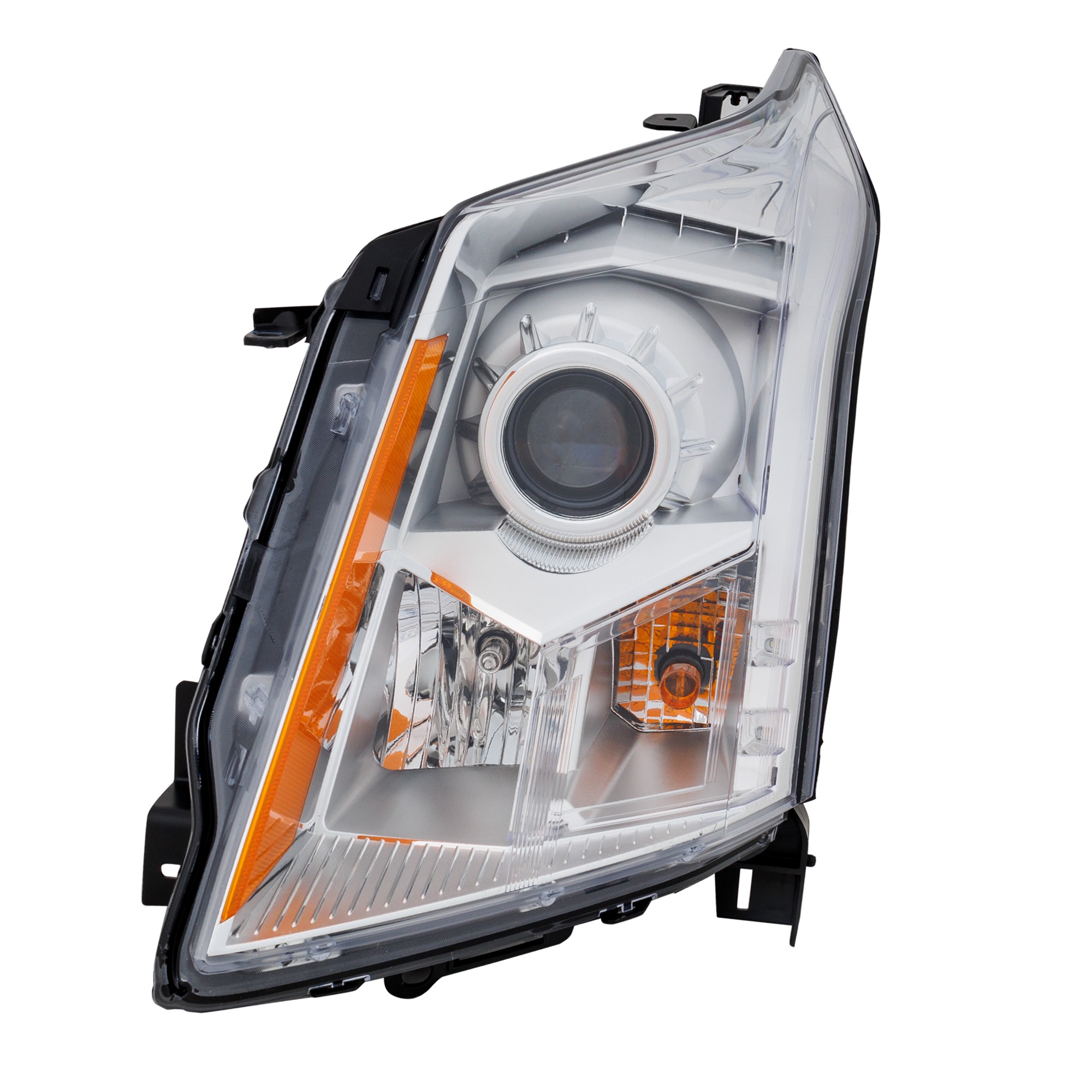 Headlight Assembly for Cadillac SRX 2010-2012, Left (Driver), Halogen, Base/Luxury Models, Replacement