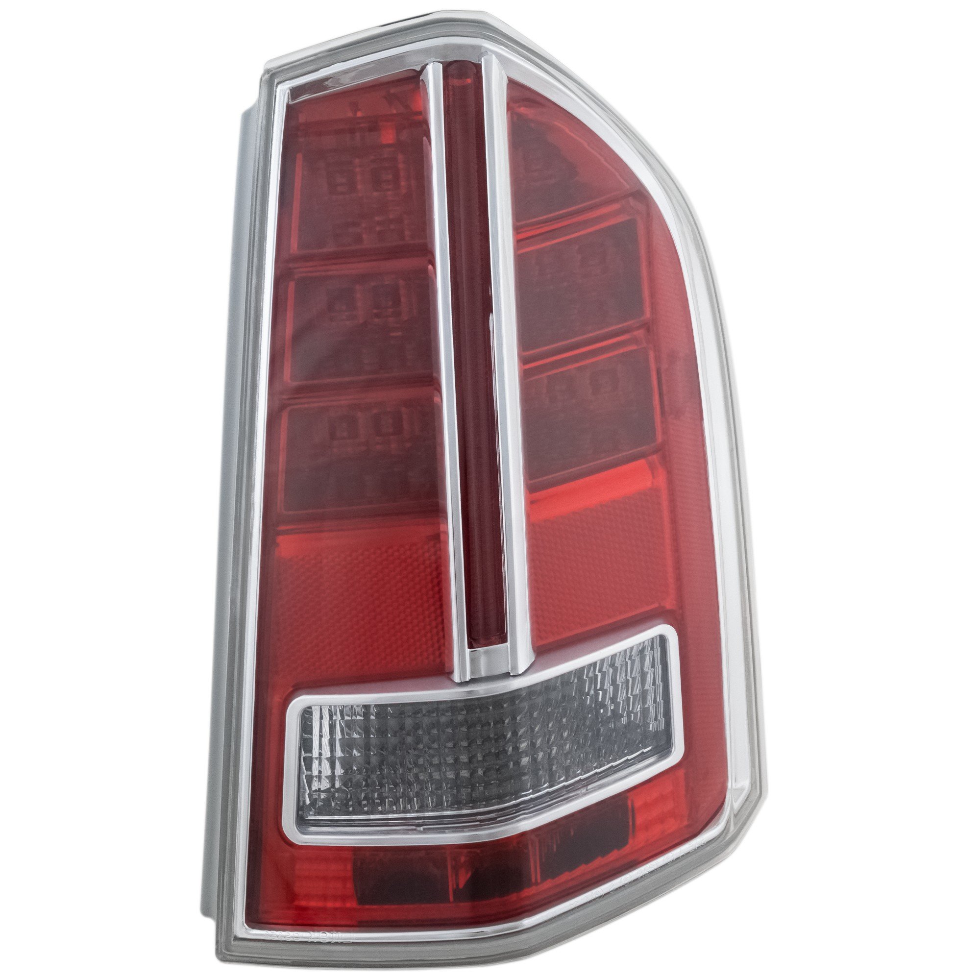 Tail Light Assembly for Chrysler 300, 2011-2012, Right (Passenger) Side, with Chrome Accent, Up To 3-19-2012, Replacement