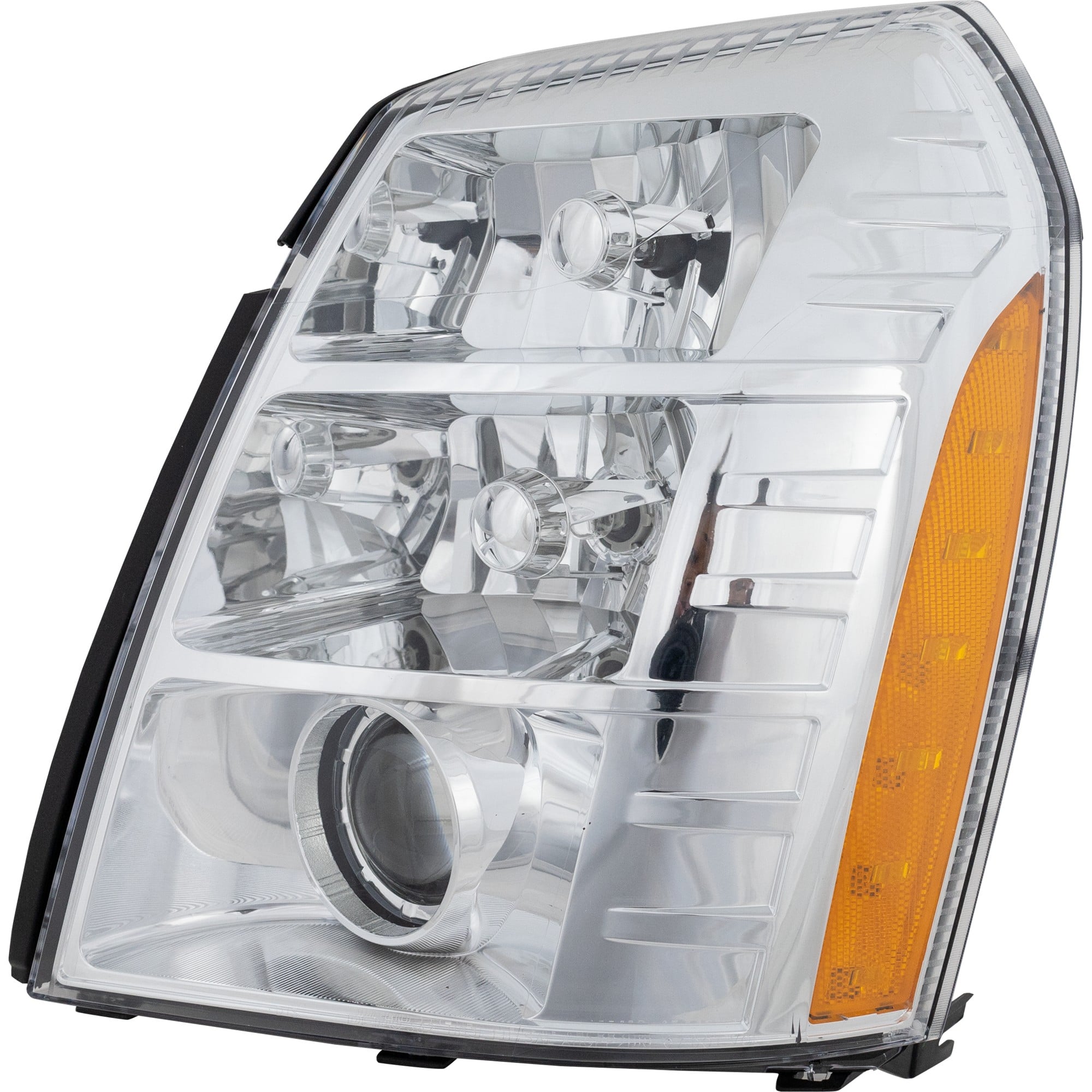 Headlight Assembly for Cadillac Escalade 2007-2009, Left (Driver), HID/Xenon, with HID Kit, 1st Design, Replacement