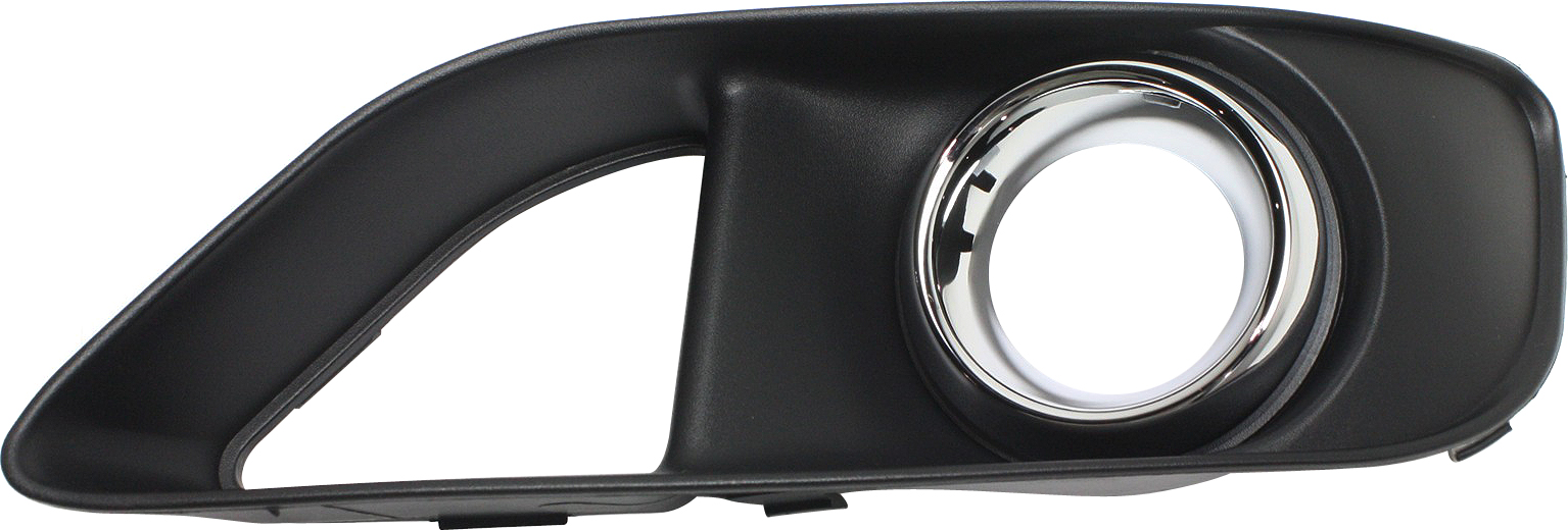 Front Fog Light Molding for Chrysler 300 (2012-2014), Right (Passenger), Paint to Match, with Chrome Trim and Parking Aid Sensor Holes, SRT-8 Model, Replacement