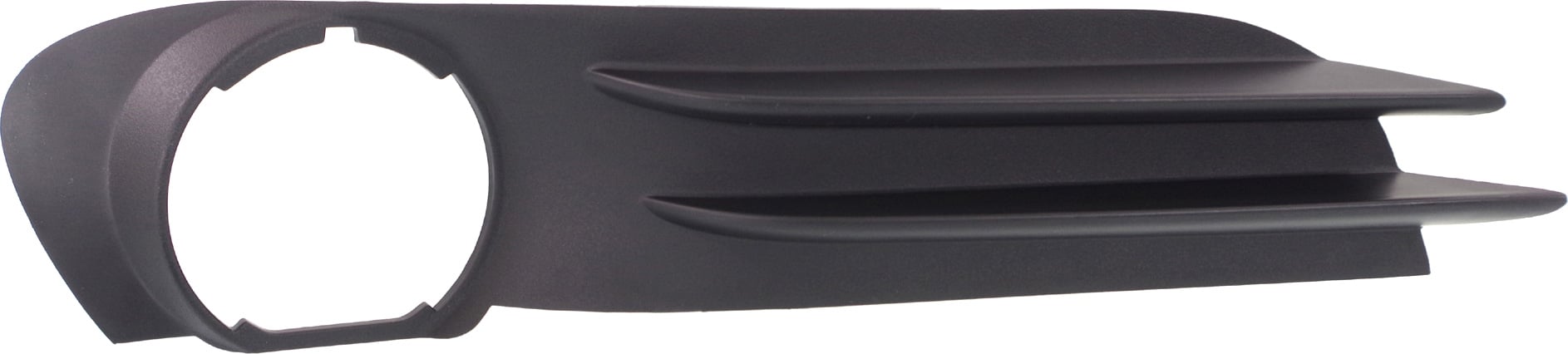 Front Fog Light Molding for Chrysler Town and Country 2011-2016, Right (Passenger), Textured Black, Type 2, Replacement