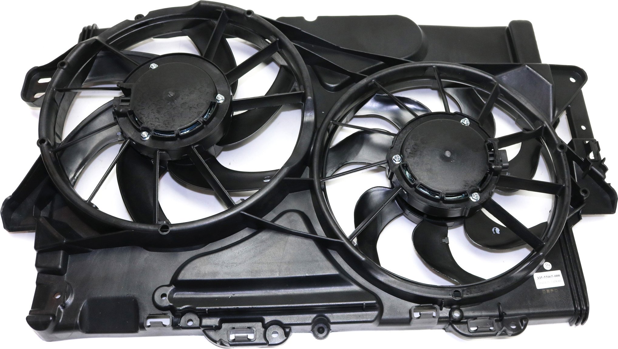 Radiator Fan Assembly for Chevrolet Equinox/GMC Terrain 2010-2017, Dual Fan, 3.0L/3.6L Engine, Replacement