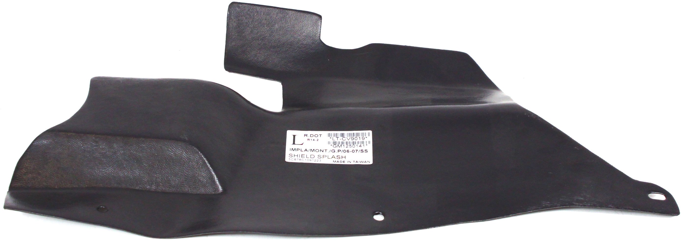 Engine Splash Shield for Chevrolet Impala SS Models (2006-2009), Pontiac Grand Prix (2005-2008), Under Cover, Left (Driver) Side, Replacement