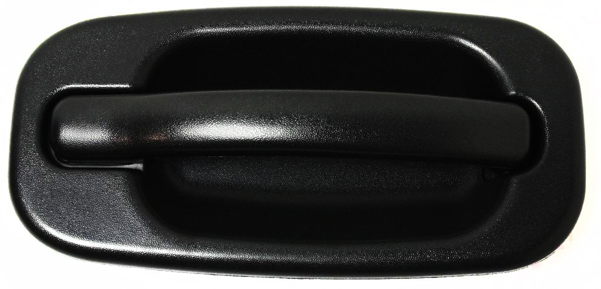 Front Exterior Door Handle Right (Passenger) for Chevrolet Silverado/GMC Sierra 1999-2006, Textured Black, Without Keyhole, Includes 2007 Classic, Replacement