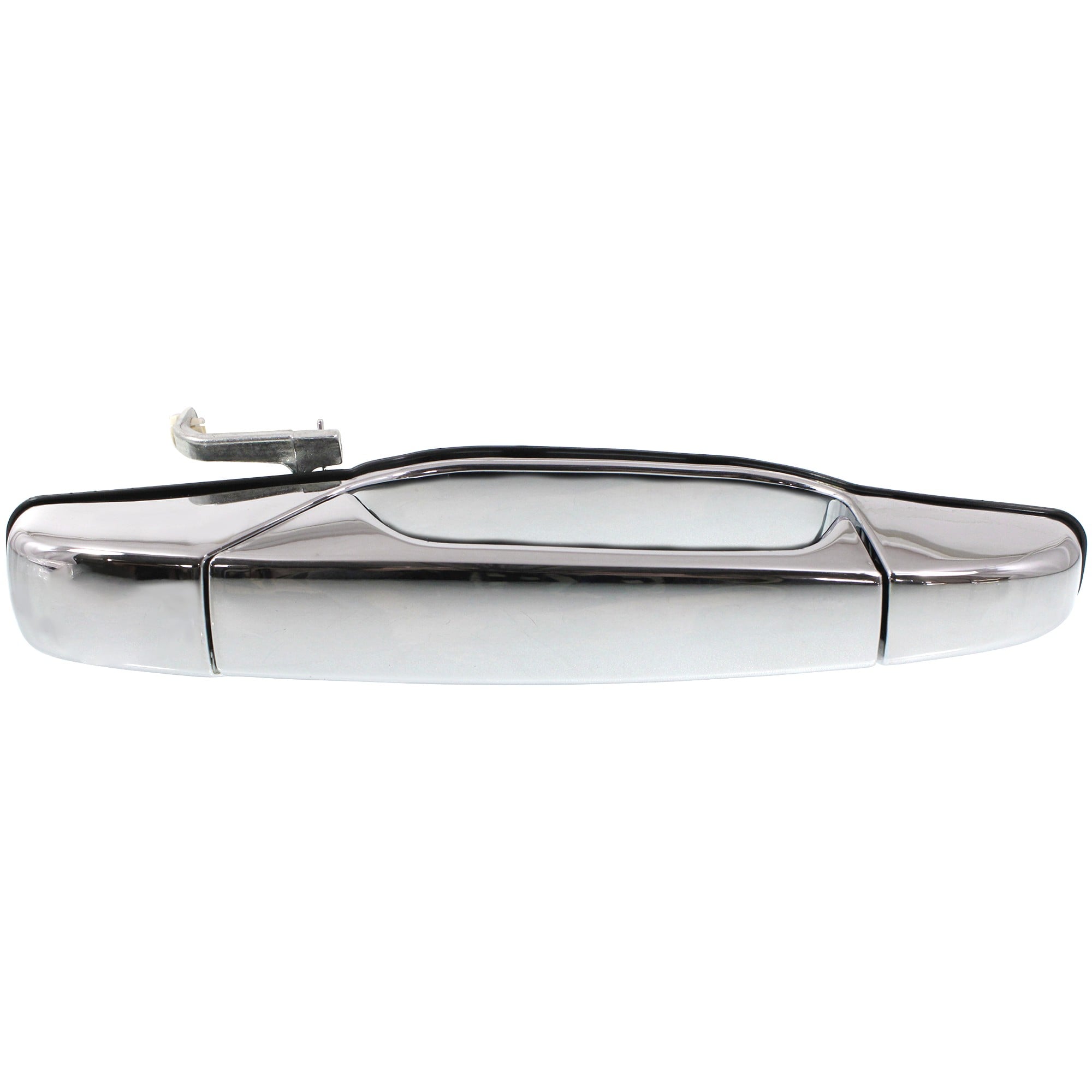 Front Exterior Door Handle for Chevrolet Silverado/GMC Sierra 1500 (2007-2013), 2500 HD/3500 HD (2007-2014), Right (Passenger), Chrome, Without Key Hole, Excludes 2007 Classic, Replacement