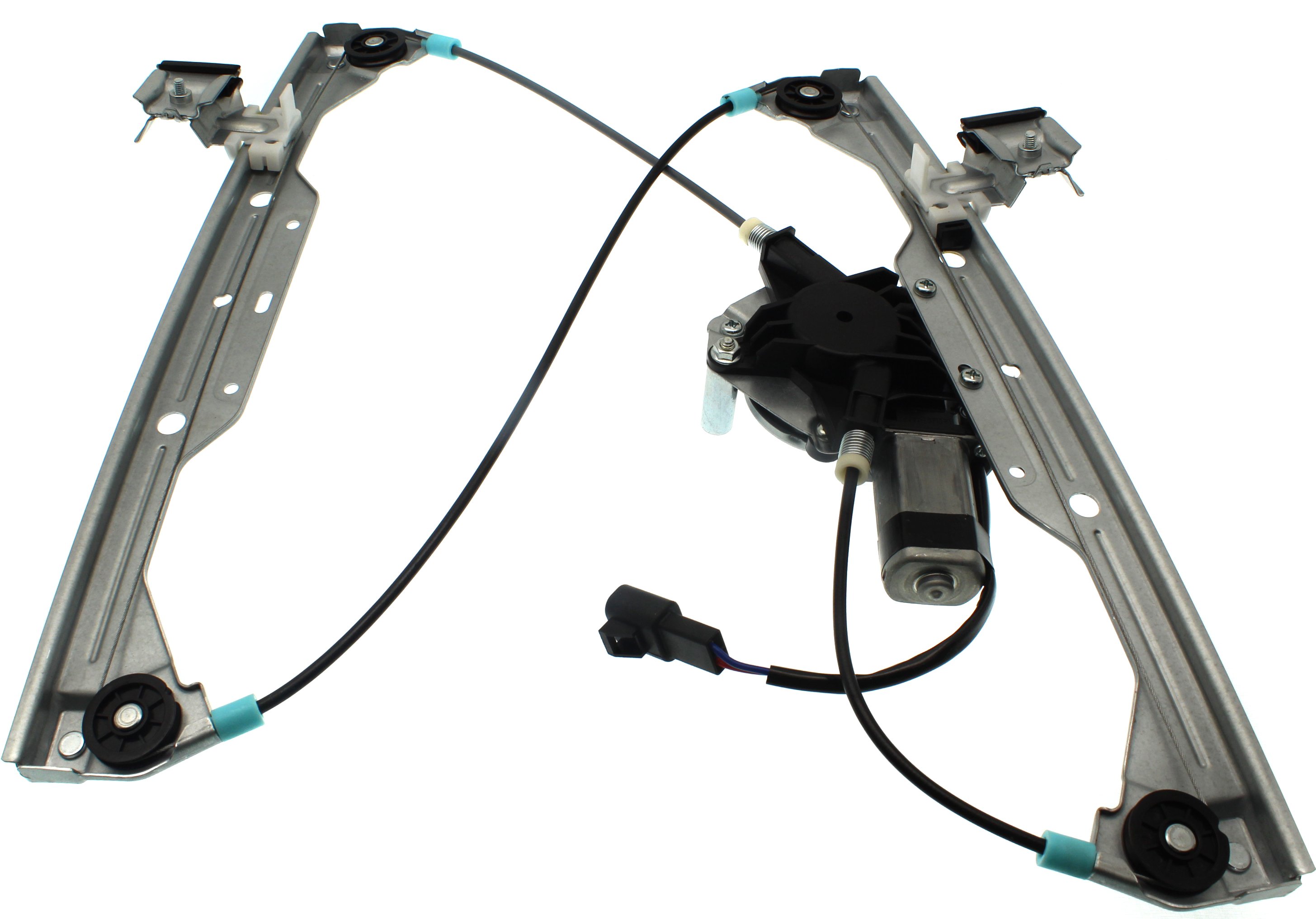 Power Window Regulator with Motor for Chevrolet HHR 2006-2011, Right (Passenger) Side, Front, Replacement