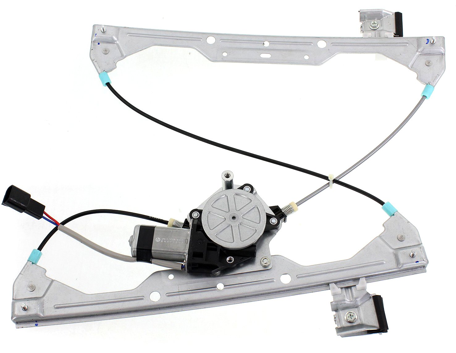Power Front Window Regulator with Motor for Chevrolet HHR 2006-2011, Left (Driver) Position, Replacement